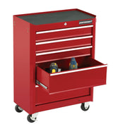 Rolling Tools Storage Cabinet with 5 Drawers, Deep Red, 24-in I7O0 - product image 5