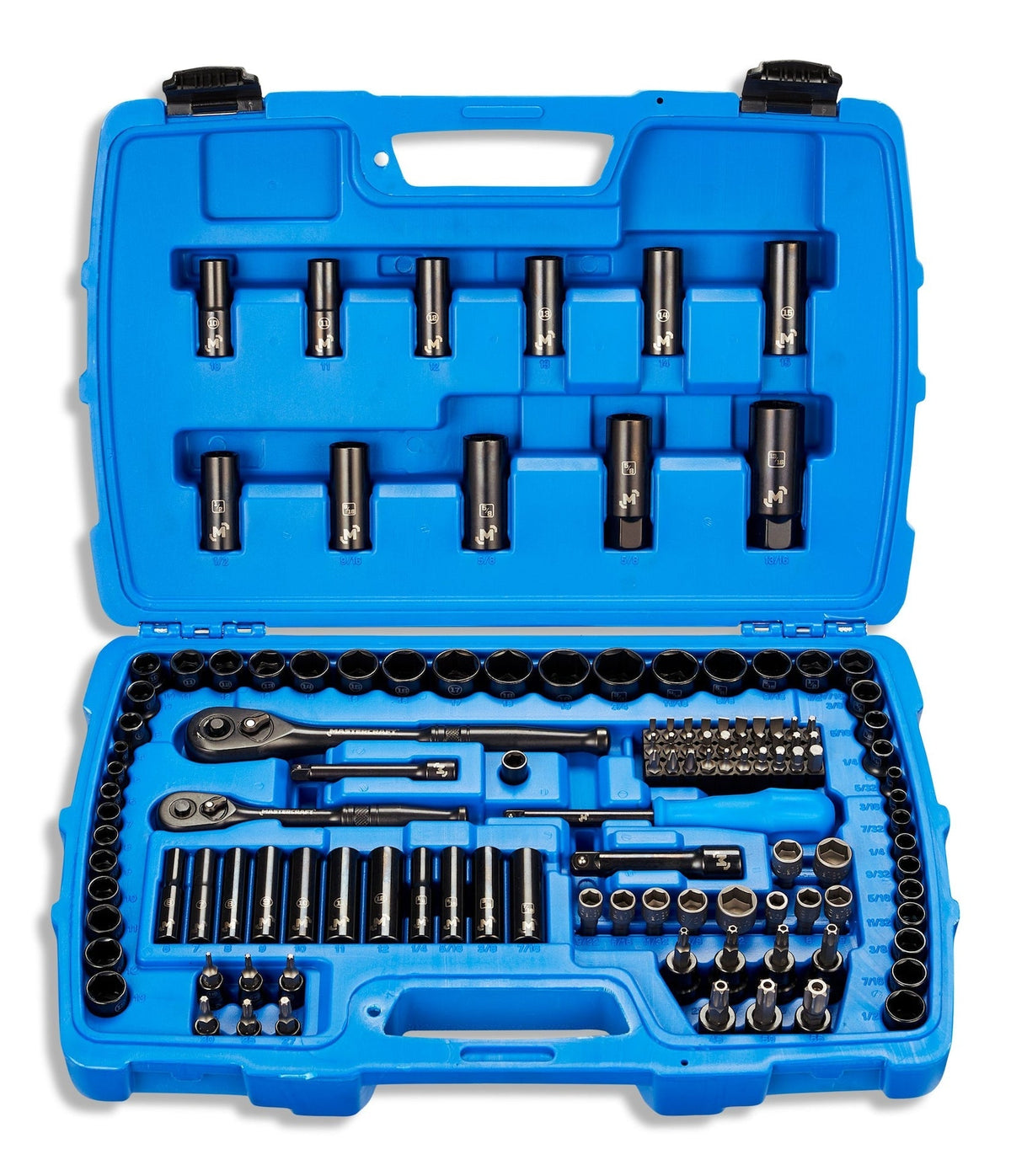 Socket Set, 122-pc, SAE/Metric, CRV, Black Steel Finish S0M1 - product image 2
