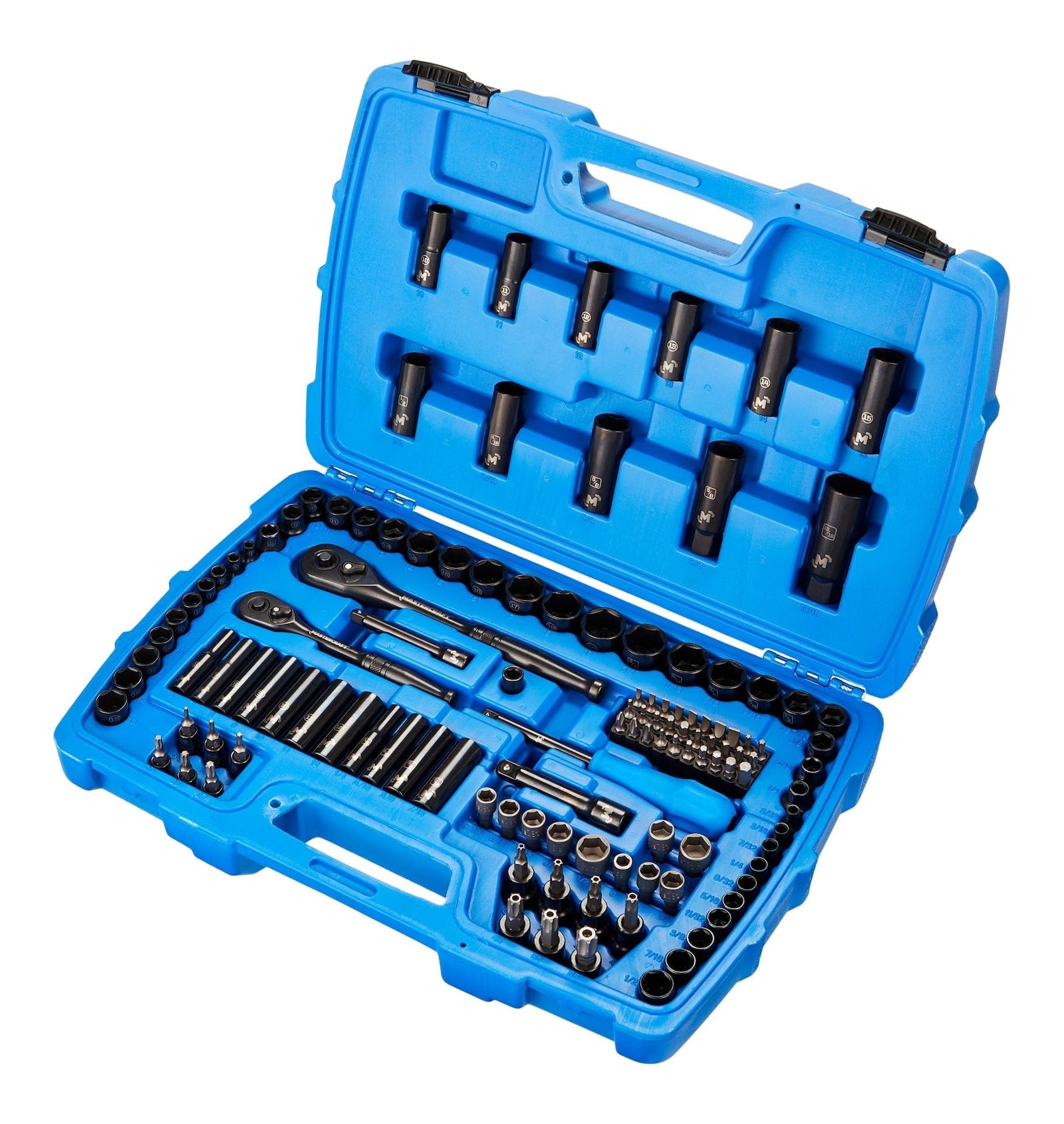 Socket Set, 122-pc, SAE/Metric, CRV, Black Steel Finish S0M1 - product image 8