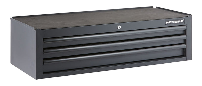 Tool Storage Mid-Chest, 3 Drawer, 41-in, Black K6X9