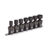 1/2-in Drive Swivel Impact Socket Set, 7-pc, SAE, Cr-Mo E1E4 - product image 1