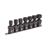 1/2-in Drive Swivel Impact Socket Set, 7-pc, SAE, Cr-Mo E1E4 - product image 2