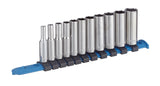 1/4-in Drive Deep Socket Set 11-pc, CRV, Nickel-Chrome Plating Q9F7 - product image 1