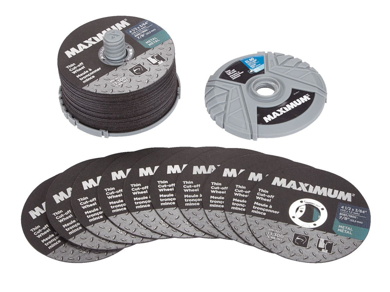 4-1/2-in x 3/64-in Aluminum Oxide Thin Cut off Wheel for Metal, 50-pk R4E1