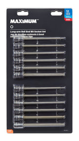 Long-Arm Ball End Bit Socket Set, 3/8-in, 12-pc K7A6 - product image 4