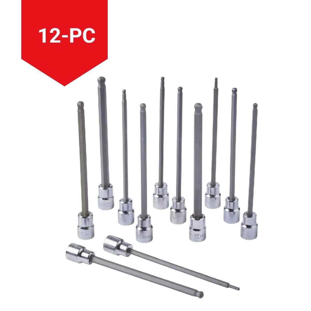 Long-Arm Ball End Bit Socket Set, 3/8-in, 12-pc K7A6 - product image 8