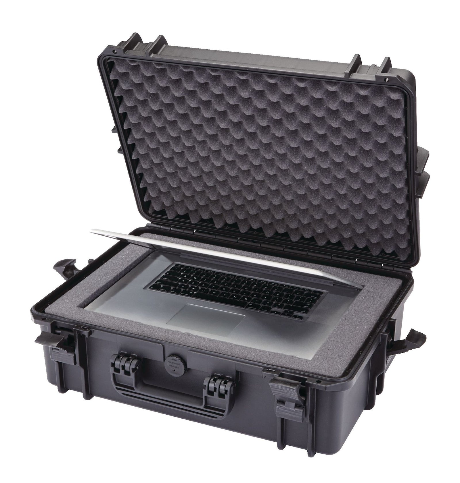 Portable IP67 Waterproof Case/Tool Box with Foam Layers, Black, Large, 22-in H0U8 - product image 7