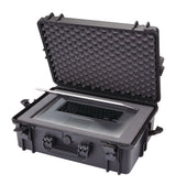 Portable IP67 Waterproof Case/Tool Box with Foam Layers, Black, Large, 22-in L6P5 - product image 7