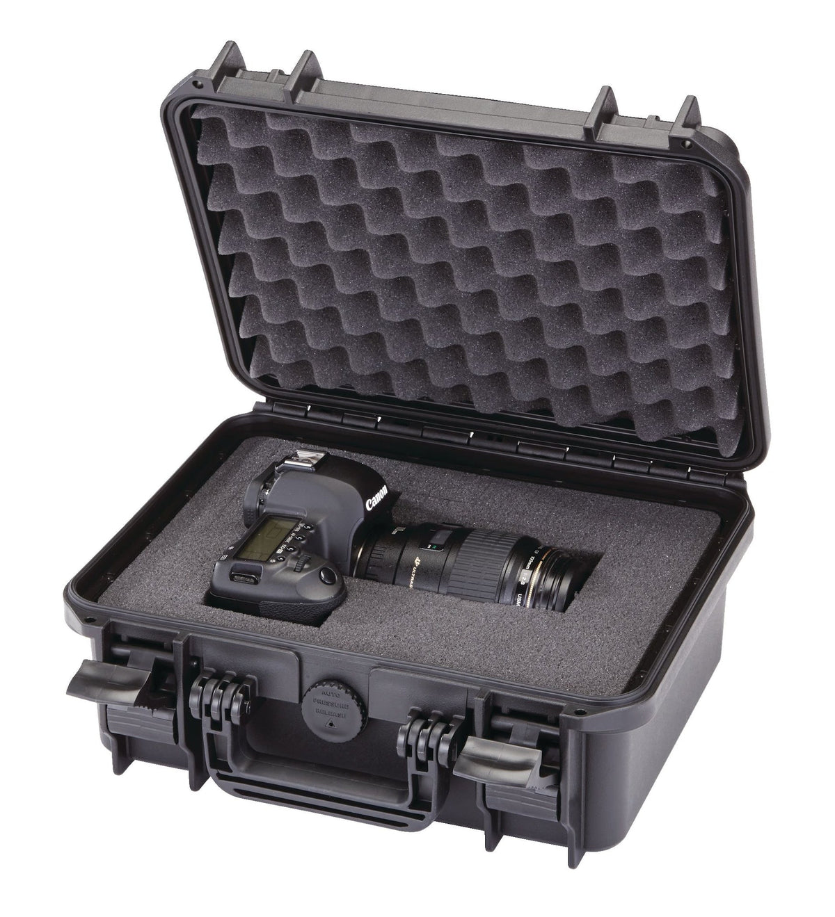 Portable IP67 Waterproof Storage Case with Foam Layers, Small, Black X3N0 - product image 3