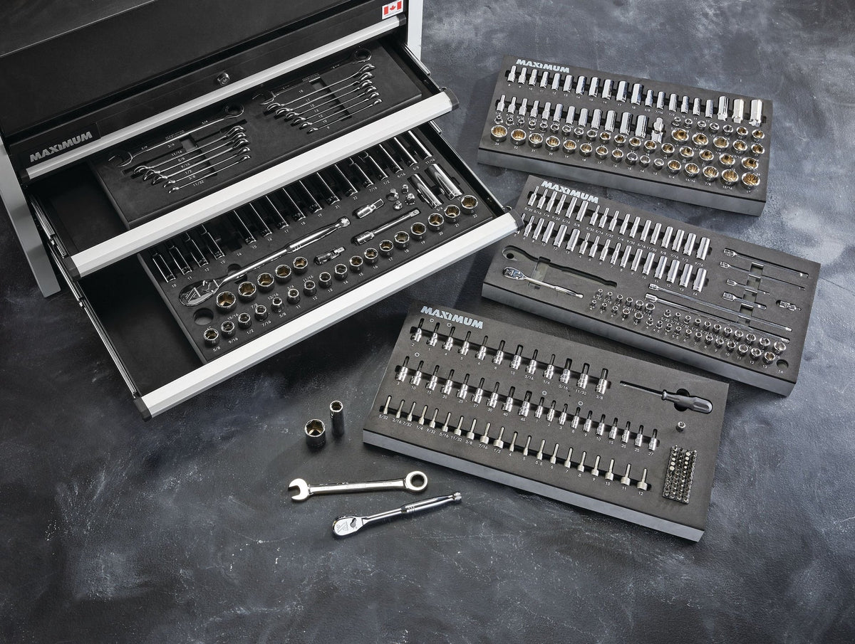 Professional Grade Socket Set, 346-pc, CRV, Nickel-Chrome Plating Y6T8 - product image 5