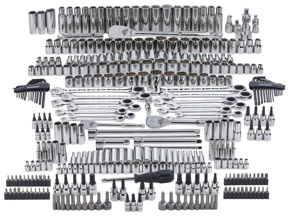 Professional Grade Socket Set, 346-pc, CRV, Nickel-Chrome Plating Y6T8 - product image 6