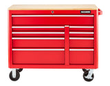 Tool Storage Cabinet, Built-In Power Bar with USB, 9-Drawer, 47-in, Red Q7A5 - product image 2