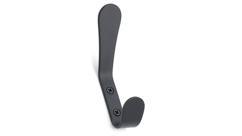 Utility Double Hook, Matte Black T7R1