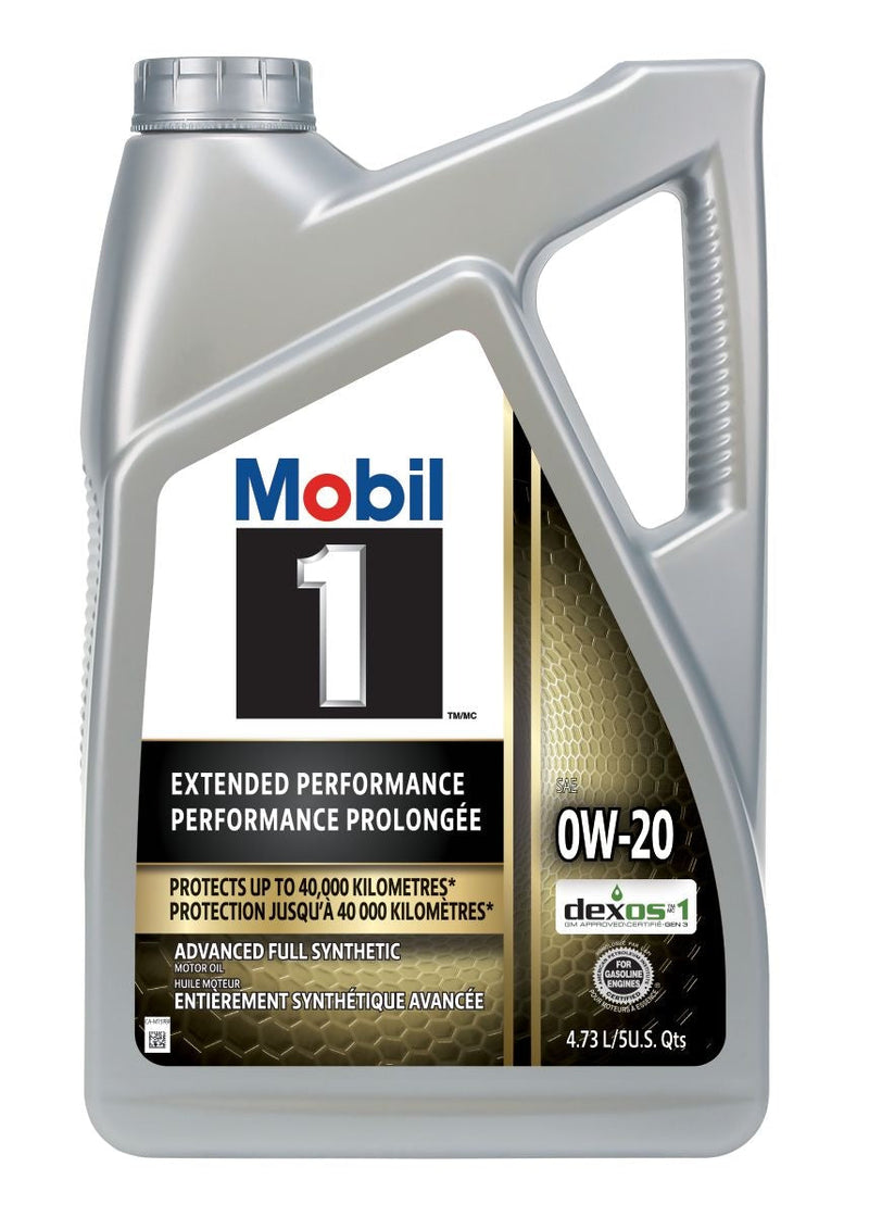 1 Extended Performance 0W20 Synthetic Engine/Motor Oil, 4.73-L Q9D5
