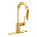 Align Single Handle High Arc Pull Down Sprayer Bar Faucet, Brushed Gold C1C0 - product image 1