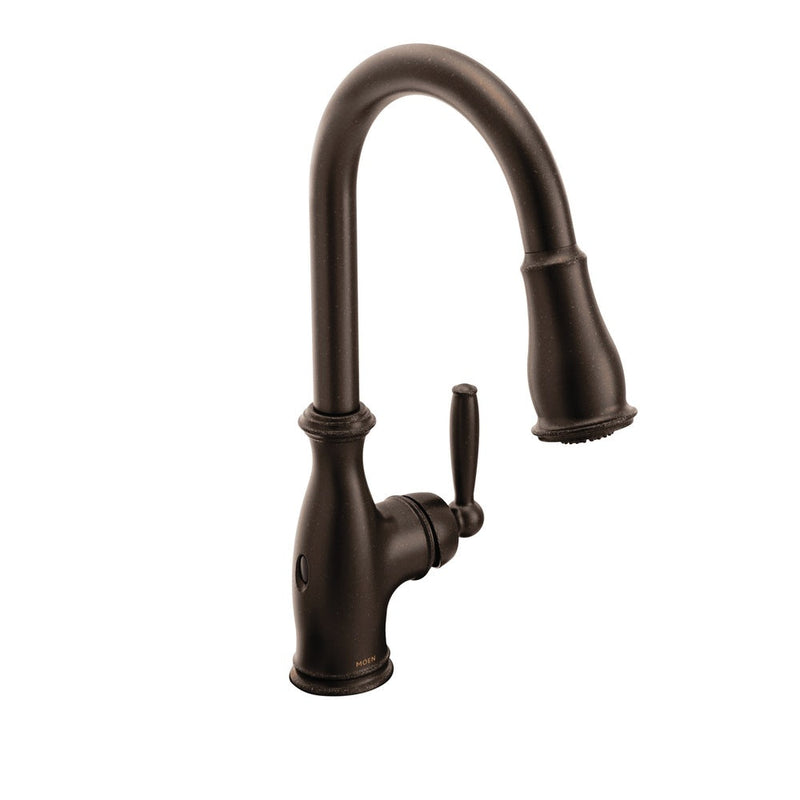 Arbor Single Handle Touchless Sprayer Kitchen Faucet with MotionSense & Power Clean, Oil Rubbed Bronze H2W6