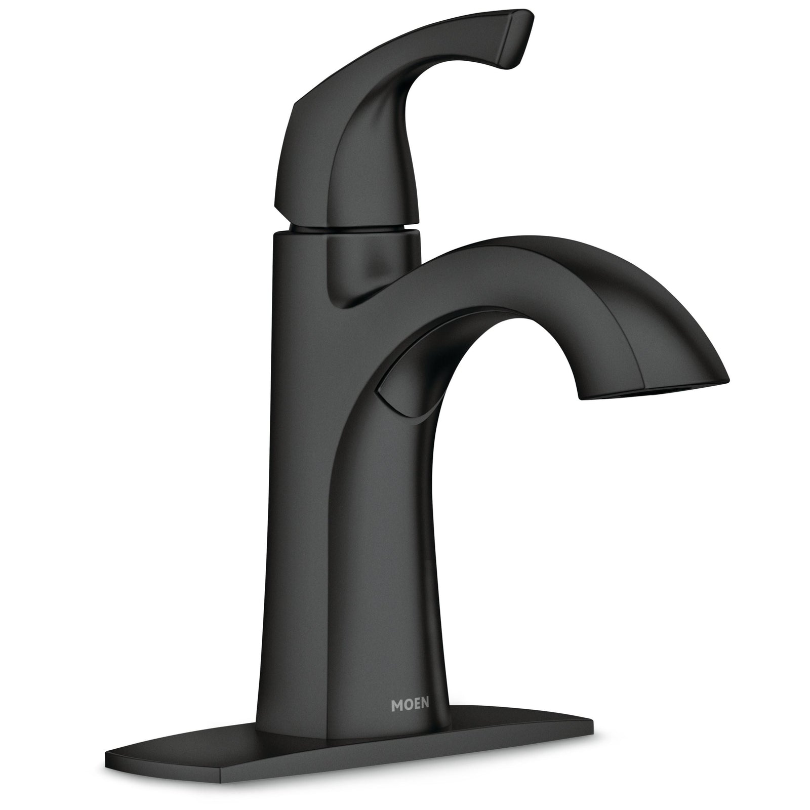 Lindor Single Handle Bathroom Faucet, Meets EPA WaterSense Criteria, Matte Black B7E7 - product image 1