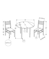 Specialties Dining Set, Taupe, 3-pc I9H3 - product image 5