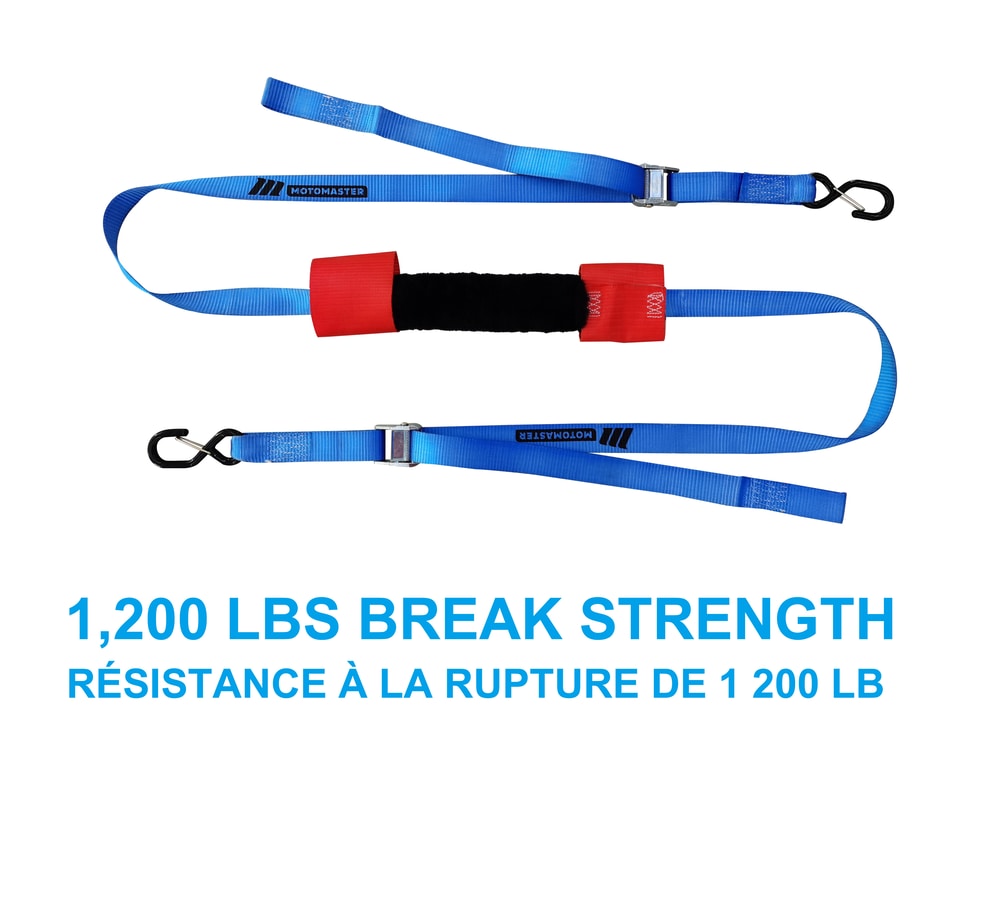 1,200-lb Motorcycle Tie Down Strap, 1 3/8-in x 12-ft G0K3 - product image 3