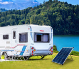 100 Watt, 12V Crystalline Solar Panel Kit with Stand and Charge Controller S7V2 - product image 4
