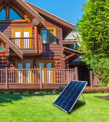 100 Watt, 12V Crystalline Solar Panel Kit with Stand and Charge Controller S7V2 - product image 5