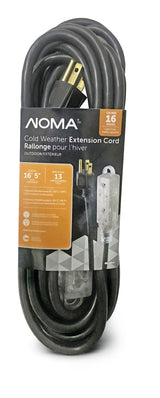 16/3 Extreme Cold Weather Outdoor Extension Cord with Lighted End, Flexible, Black X3O8 - product image 1
