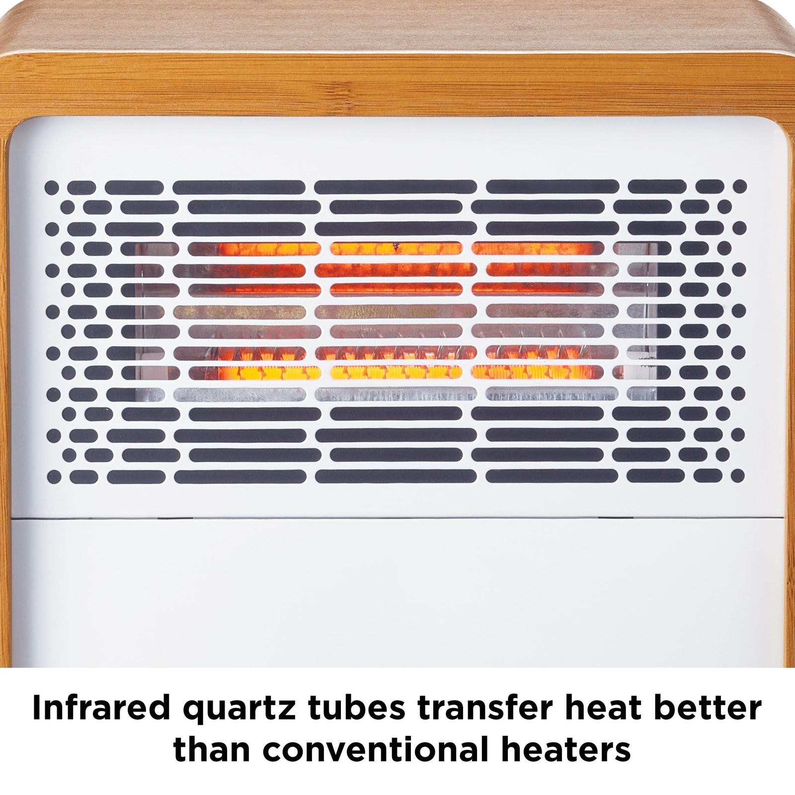 3-Setting Cabinet Heater with Child Lock, Quartz and Radiant Heating, Wood Grain Finish R6T1 - product image 4