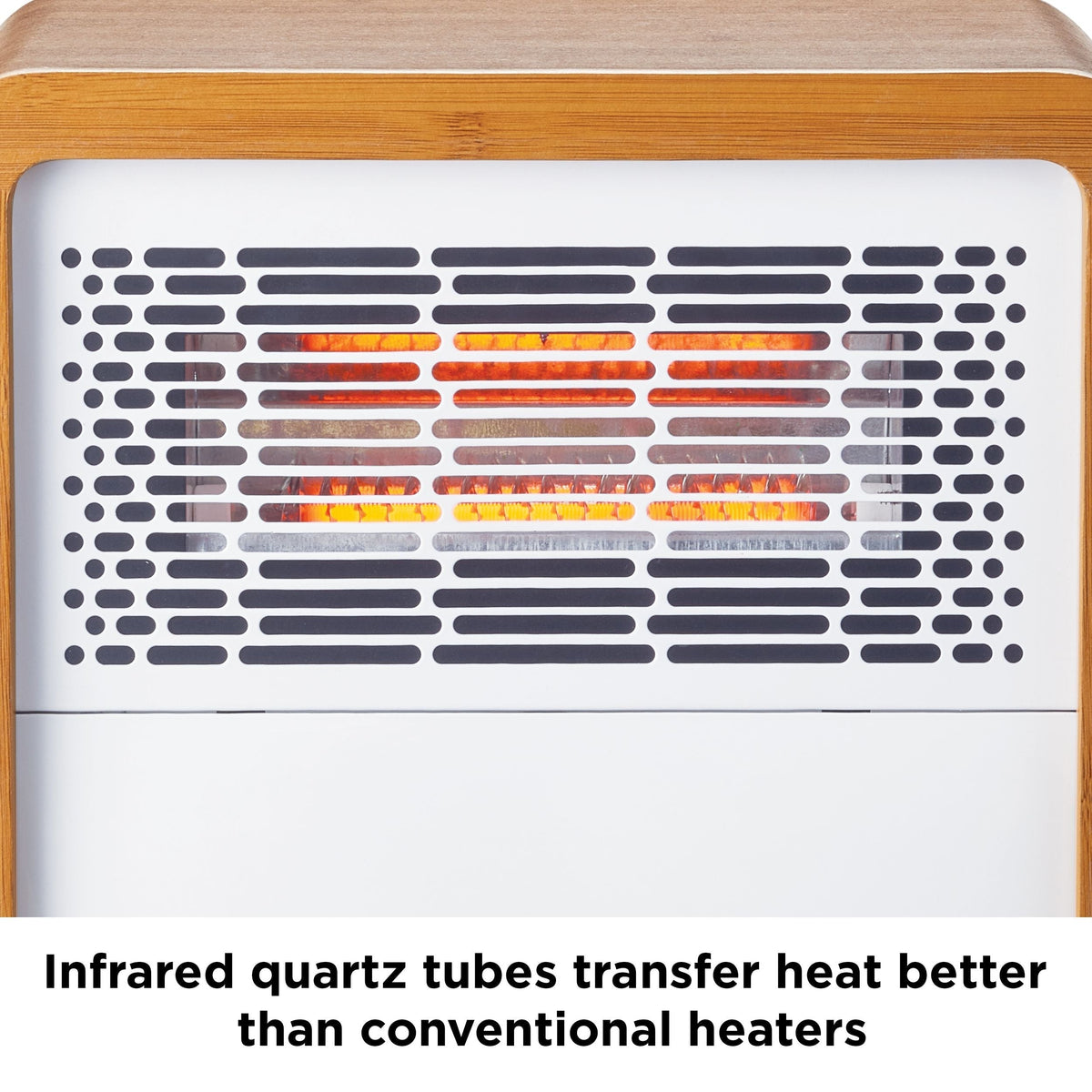 3-Setting Cabinet Heater with Child Lock, Quartz and Radiant Heating, Wood Grain Finish O0F3 - product image 4