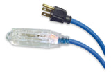 32-ft 10-in 16/3 13 Amp All-Weather Block Heater Cord with Lighted End, Blue I6T3 - product image 3