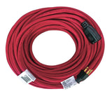 Outdoor Locking Extension Cord with Grounded Outlet, 98-ft 5-in, Red Y4U9 - product image 1