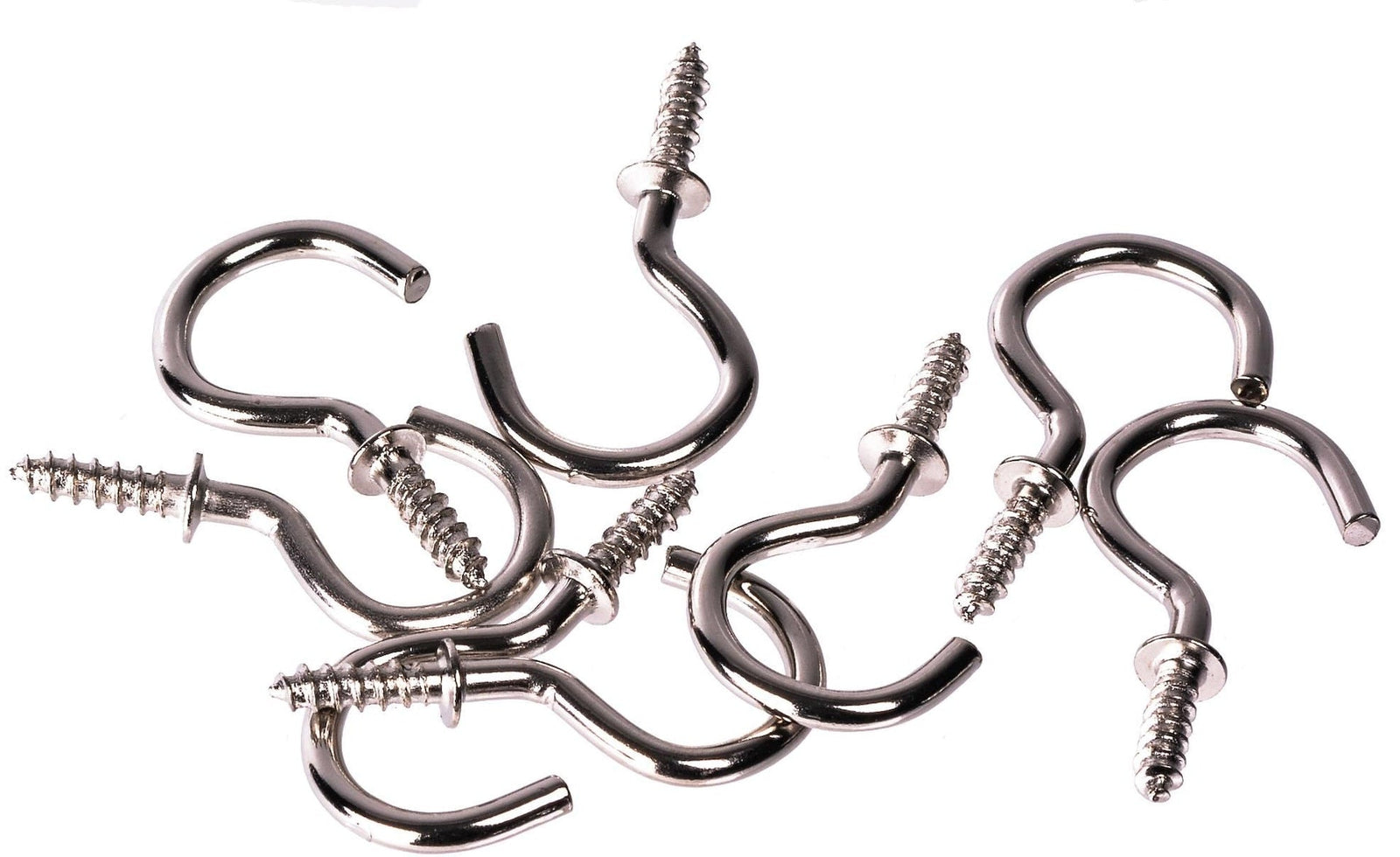 Cup Hooks Set, Nickel, 7/8-in, 40-pk S6E1 - product image 1