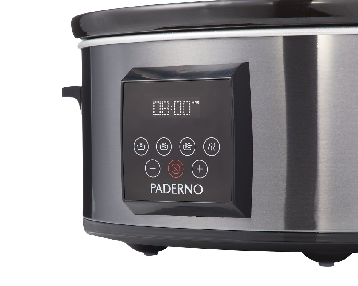 Digital Programmable Slow Cooker, Black Stainless Steel, 6qt W2Z9 - product image 3