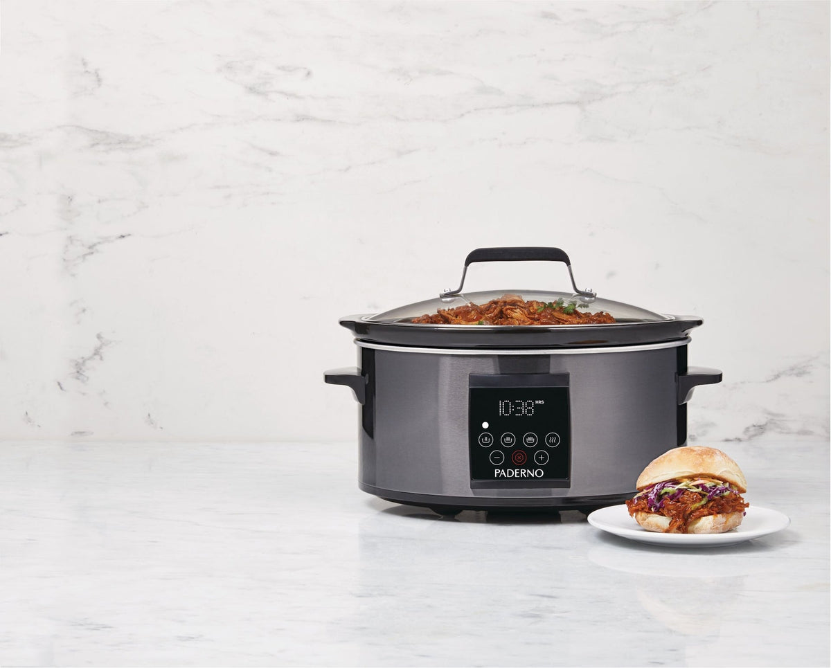 Digital Programmable Slow Cooker, Black Stainless Steel, 6qt W2Z9 - product image 8