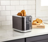 Even Heat Wide Slots Toaster with 9 Settings, Black Stainless Steel, 2-Slices M2I8 - product image 5
