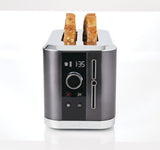 Even Heat Wide Slots Toaster with 9 Settings, Black Stainless Steel, 2-Slices M2I8 - product image 7