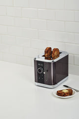 Even Heat Wide Slots Toaster with 9 Settings, Black Stainless Steel, 2-Slices M2I8 - product image 8