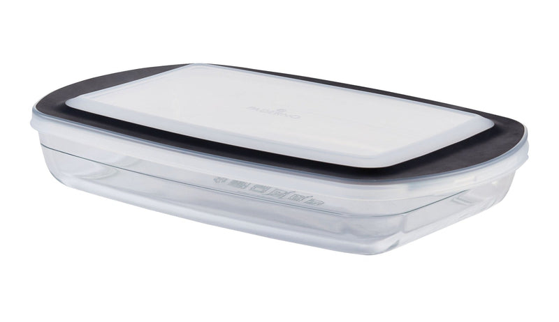 Glass Rectangular Baking Dish with Lid, 2.8-qt W4G5
