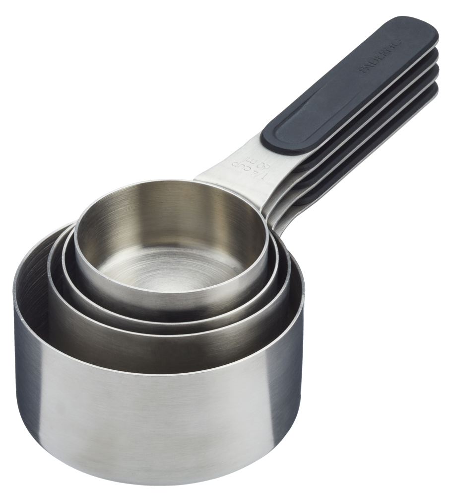 Stainless Steel Measuring Cups with Magnetic Handle, 4-pc R5D7 - product image 1