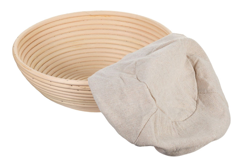 Vida Cotton/Linen Bread Proofing Basket, 9.84-in W4P0