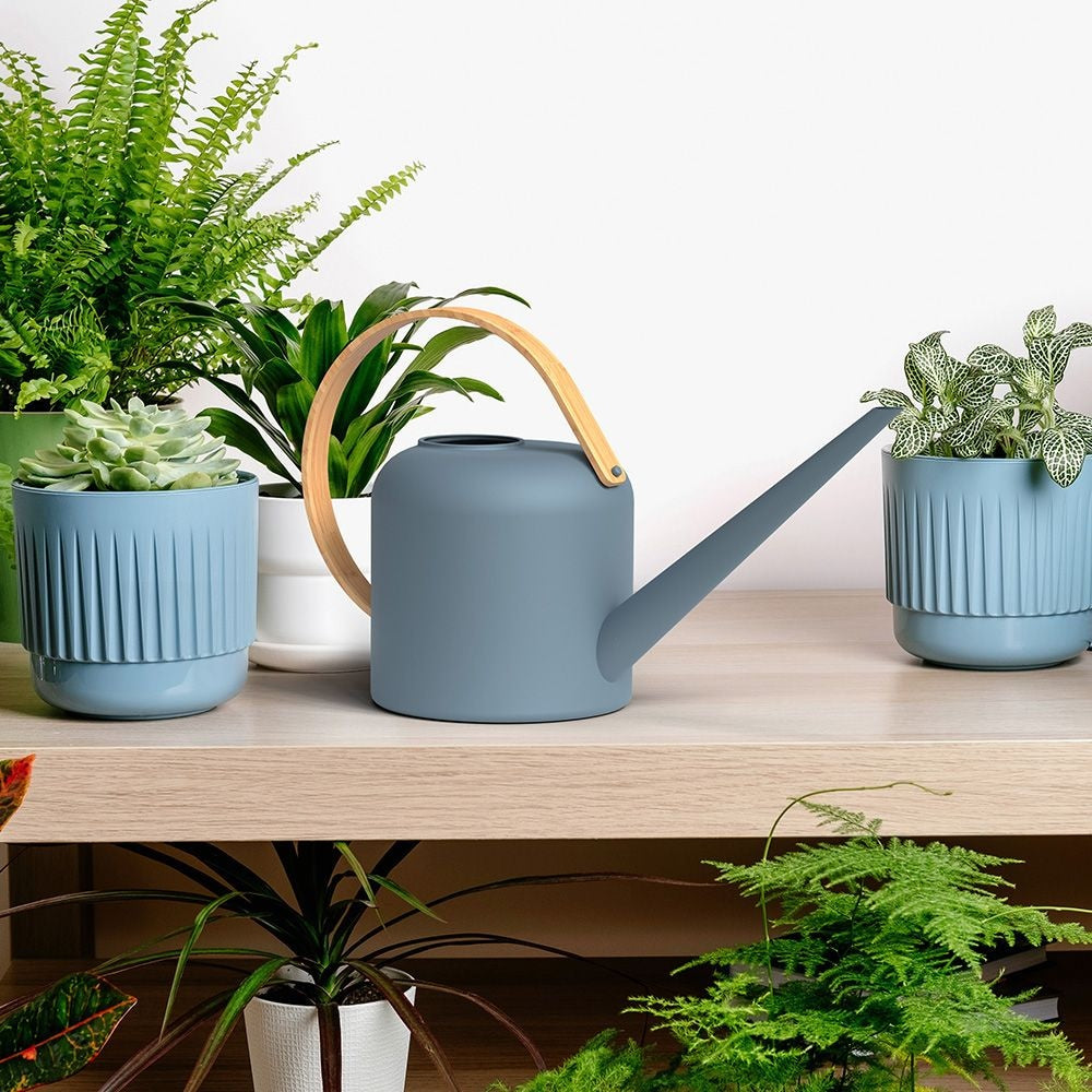 Metal Watering Can, Blue, 2.84-L K0M5 - product image 3