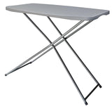 Height Adjustable Plastic & Metal Portable Folding Activity Table, Indoor/Outdoor, White R8J2 - product image 1