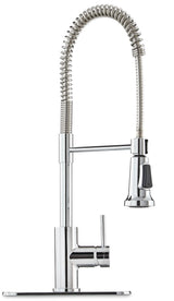 Gourmet Single-Handle Pull-Down Kitchen Faucet, Chrome A5V5 - product image 1