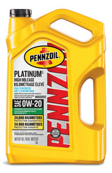 Platinum High Mileage 0W20 Synthetic Engine/Motor Oil, 5-L L5Y3 - product image 1