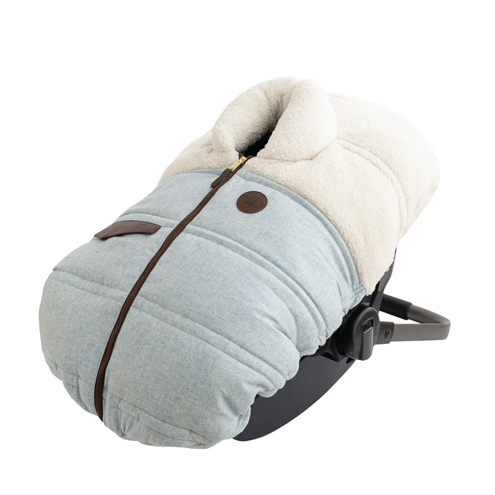 Coulou 3-Season Baby Car Seat Cover, Sherpa Collection (-30°C to 15°C), Banff O7U5 - product image 1