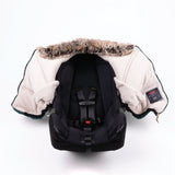 Coulou Winter Baby Car Seat Cover, Sherpa Collection (-30°C to 5°C), Jasper D6A8 - product image 1