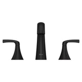 Rancho 8-in Widespread Bath Faucet, Matte Black C5V2 - product image 3