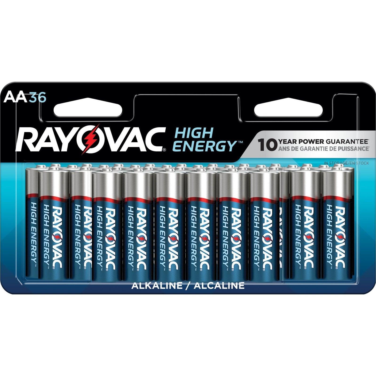 HIGH ENERGY AA Alkaline Batteries, Long Lasting, All Purpose, 36-Pk Y0D2 - product image 2