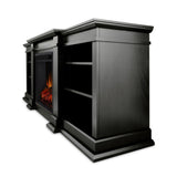Flame Fresno Media Indoor Electric Fireplace TV Stand, 72-in, 1500W, Black Z1Y6 - product image 2