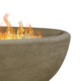 Oval Concrete Propane Fire Pit in Glacier Gray, 48-in P4B9 - product image 2