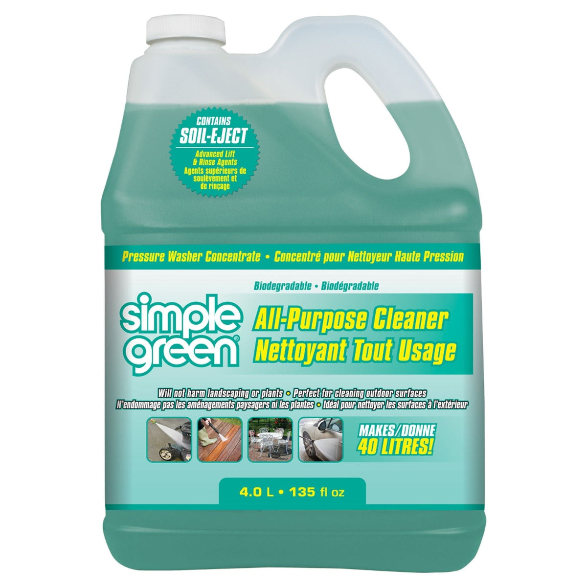 Green All-Purpose Concentrate Pressure Washer Detergent, 4L Z8M6 - product image 1